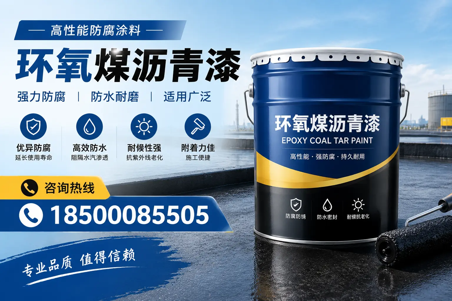环氧煤沥青漆的主要成分与功能，临高用户深度了解